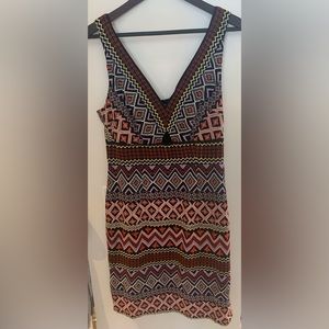 Akemi + kin geo embroidered dress for Anthropologie